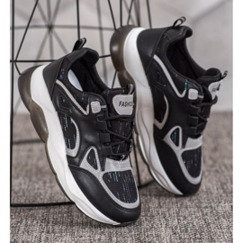 Via Giulia  Sportske modne tenisice crno 2