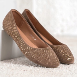 Diamantique Balerine od antilopa s kristalima smeđa 1