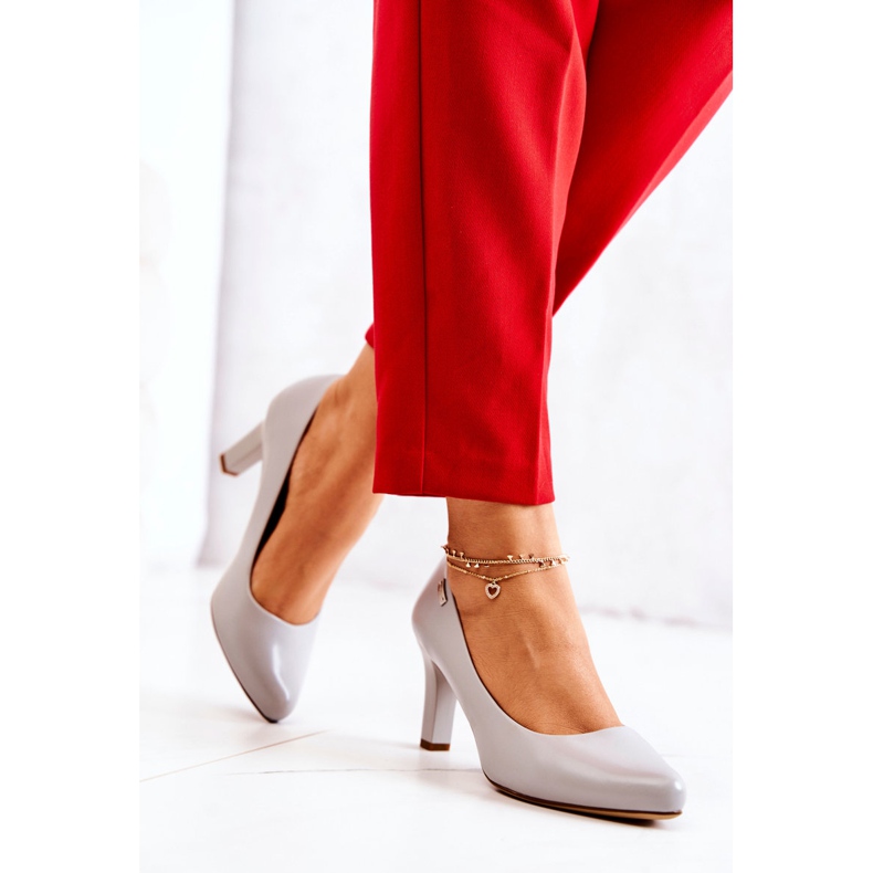 Ženske pumpe Sergio Leone mat siva Orsola 2