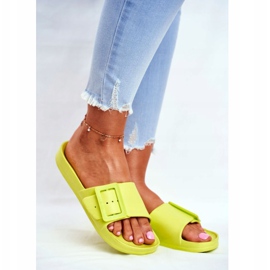 Ženske papuče Big Star sa zelenom kopčom FF274A390 zelena 1