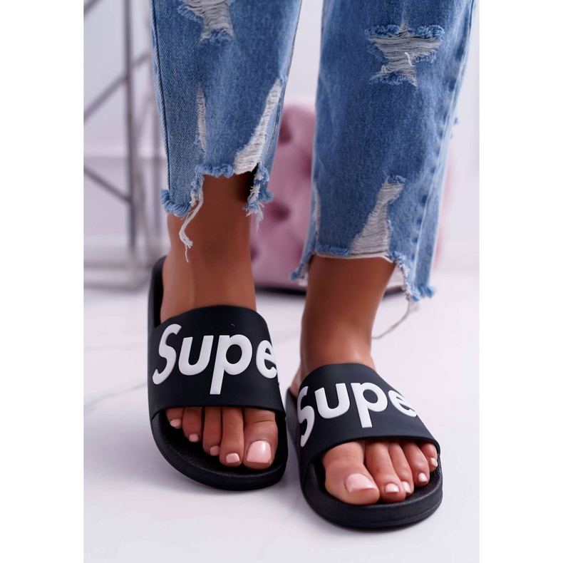 SEA Ženske crne papuče Super Losaria crna 2