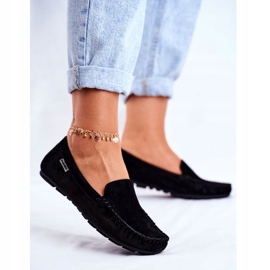 Vinceza Ženske natikače od antilopa, koža Crna Papito 1