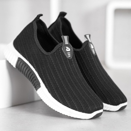 SHELOVET Ažurne sportske cipele crna 2