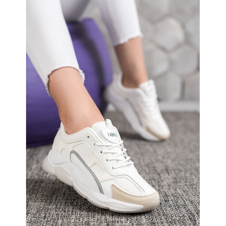 Via Giulia  Tenisice sa sjajnom modom bijela 1