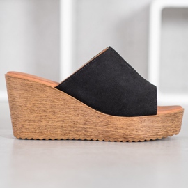 Renda Sandale s visokim potpeticama crno 2