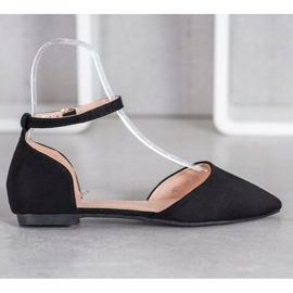 Diamantique Klasične pumpe sa kopčom crna 2