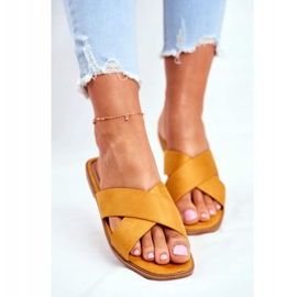 Ženske papuče, pruge, žuti Filipini žuta boja 2