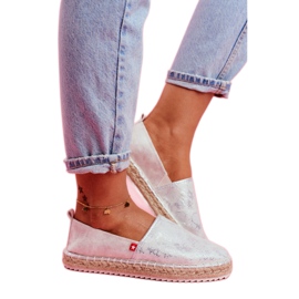 Big Star Espadrile velike zvijezde 274A514 srebro siva 1