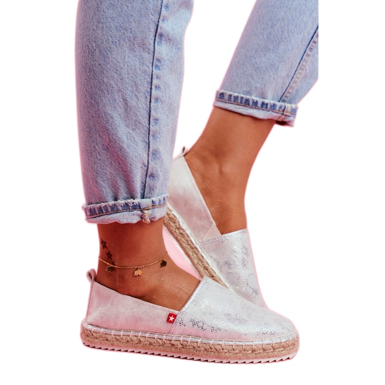 Big Star Espadrile velike zvijezde 274A514 srebro siva 1