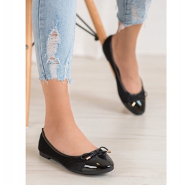 Diamantique Balerine s mrežom crna 1