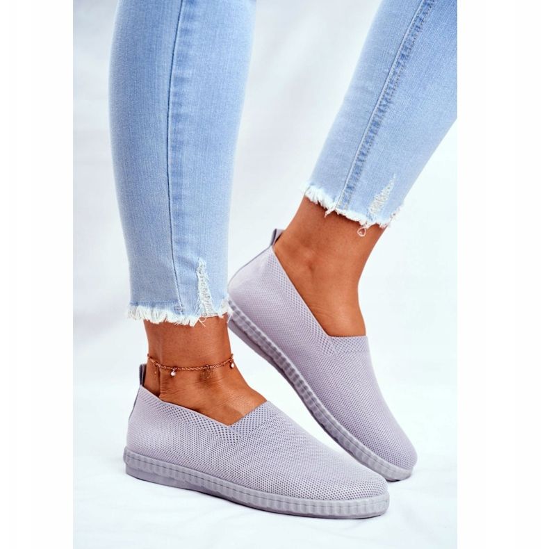 PS1 Ženske tenisice Slip-on tenisice Grey Grigio siva 2