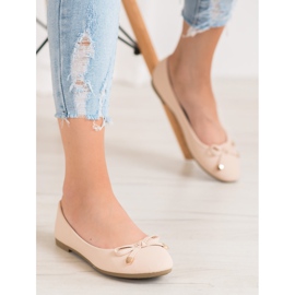 Diamantique Klasične bež balerine smeđa raznobojna 2