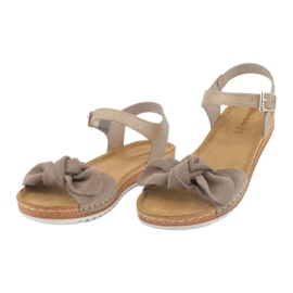 Comfort Inblu ženske cipele 158D118 bež 2