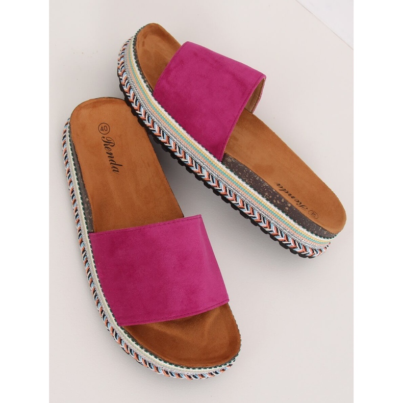 Ljubičaste ženske papuče BQ-50 Rose Red ljubičasta 1