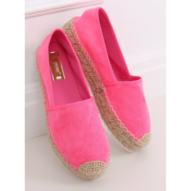 Ružičaste espadrile JH90P Flu Fuchsia ružičasta 2