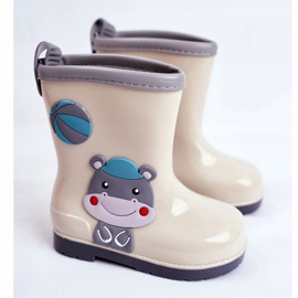 Dječje gumene galoše Sivi Hipo siva 1
