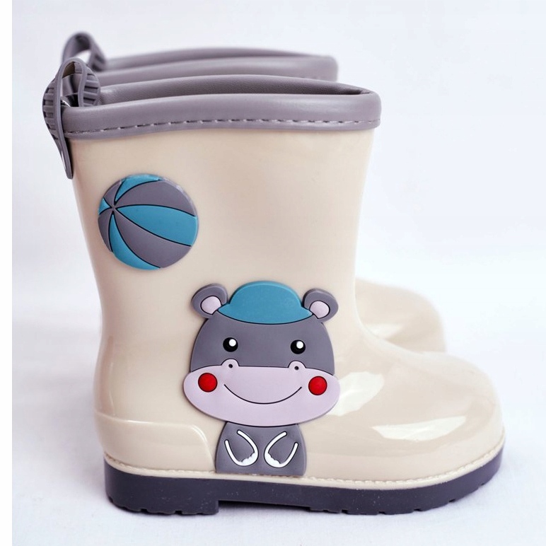 Dječje gumene galoše Sivi Hipo siva 2
