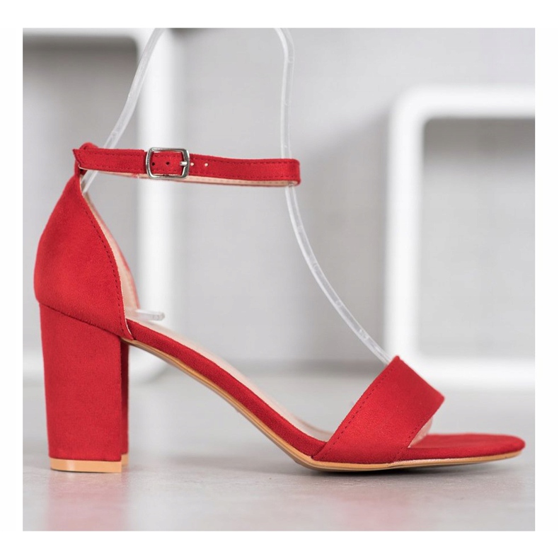Anesia Paris Sandale s visokim potpeticama crvena 2
