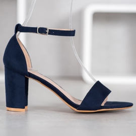 Anesia Paris Sandale s visokim potpeticama plava 2