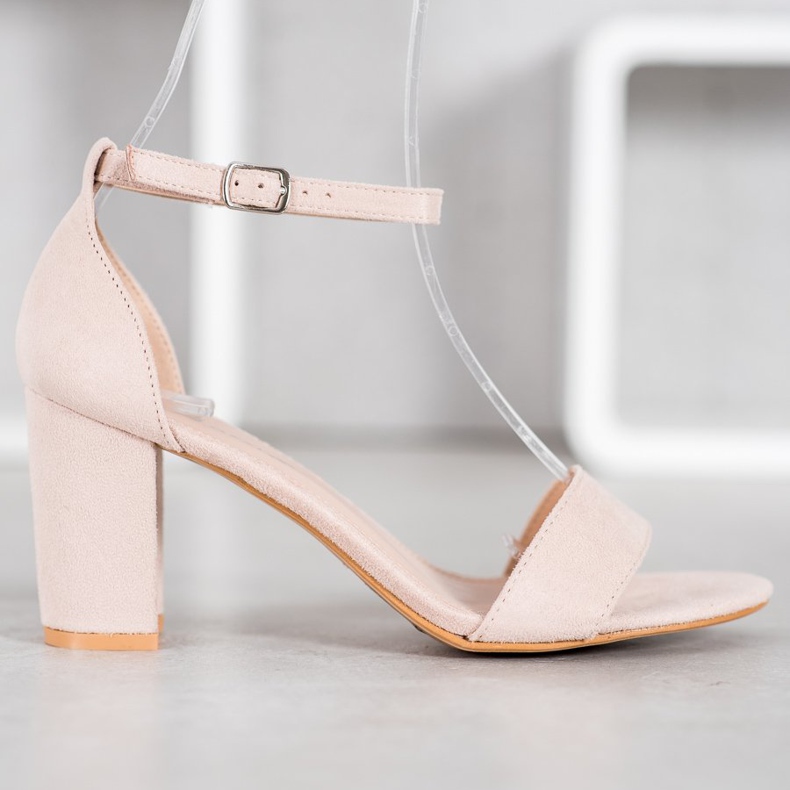 Anesia Paris Sandale s visokim potpeticama smeđa 2