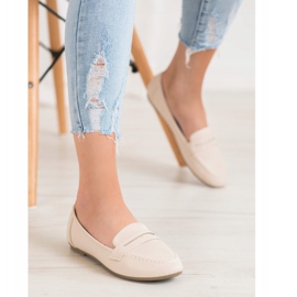 Diamantique Bež mokasine s eko kožom 1