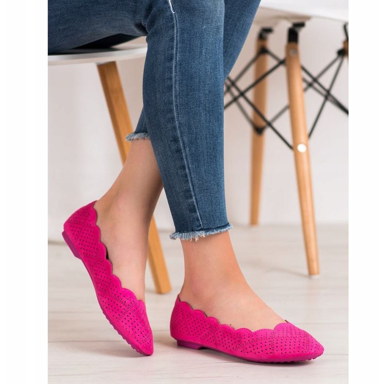 Small Swan Ažurne balerine ružičasta 1