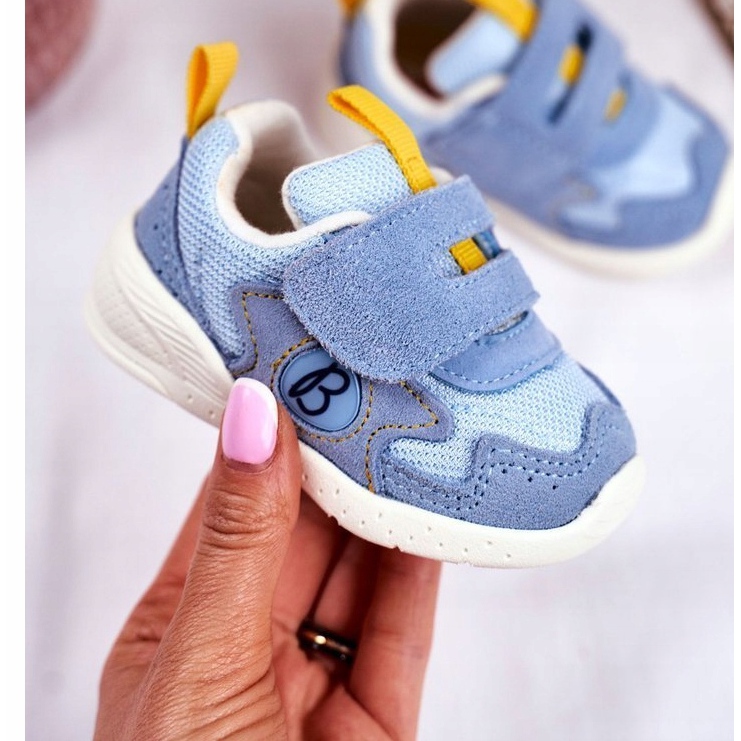 Apawwa Sportska dječja obuća Velcro Suede Blue Malbred plava 1