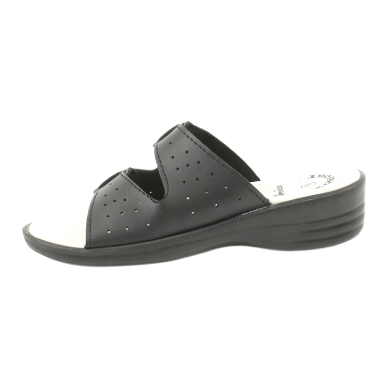 American Club crne papuče na američkim kopčama crno 1