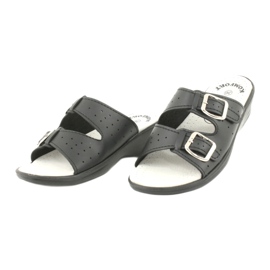 American Club crne papuče na američkim kopčama crno 2