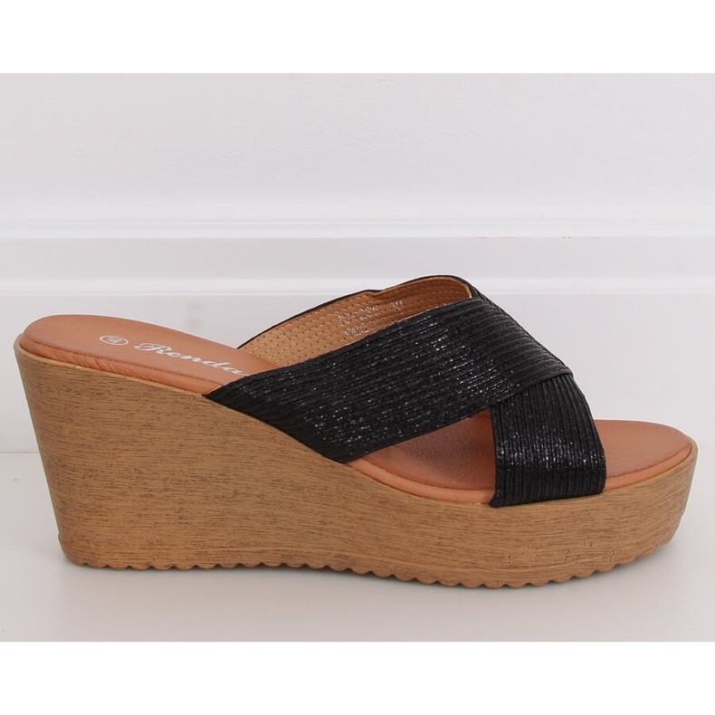 Crne Crne crne papuče 10-235 Crne crna 2