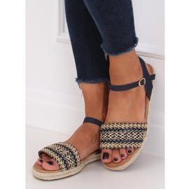 Ženske sandale espadrile tamnoplave WH933 Denim plave tamnoplava 2