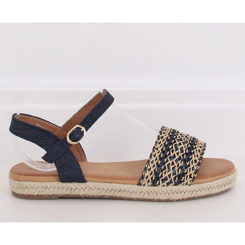 Ženske sandale espadrile tamnoplave WH933 Denim plave tamnoplava 1