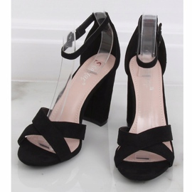 Crne sandale na postolju TU133P Black crno 1