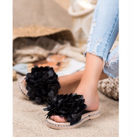 Anesia Paris Elegantne papuče crna 1