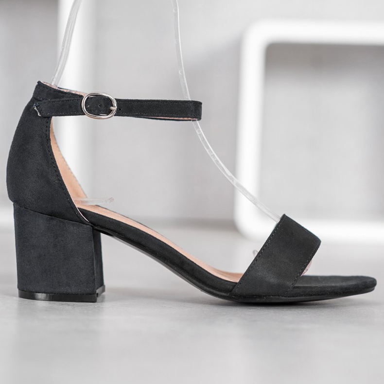 Diamantique Ležerne sandale na šanku crna 2