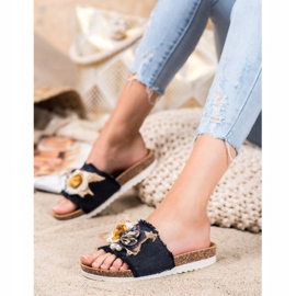 SHELOVET Modne papuče crna višebojan 2