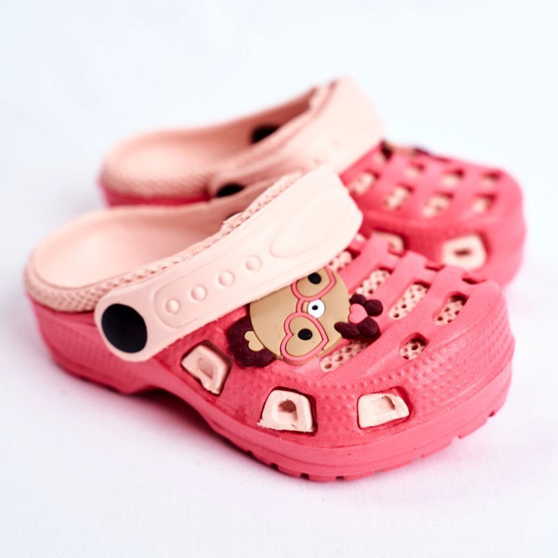 Giolan Dječje papuče Foam Crocs Red Sweet Teddy crvena raznobojna 1