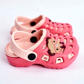 Giolan Dječje papuče Foam Crocs Red Sweet Teddy crvena raznobojna 2