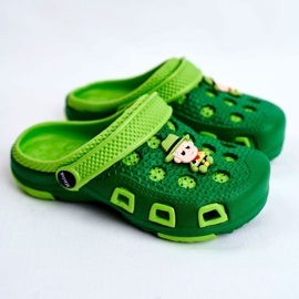 Giolan Dječje papuče Foam Crocs Green Cowboy zelena 1