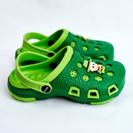 Giolan Dječje papuče Foam Crocs Green Cowboy zelena 2