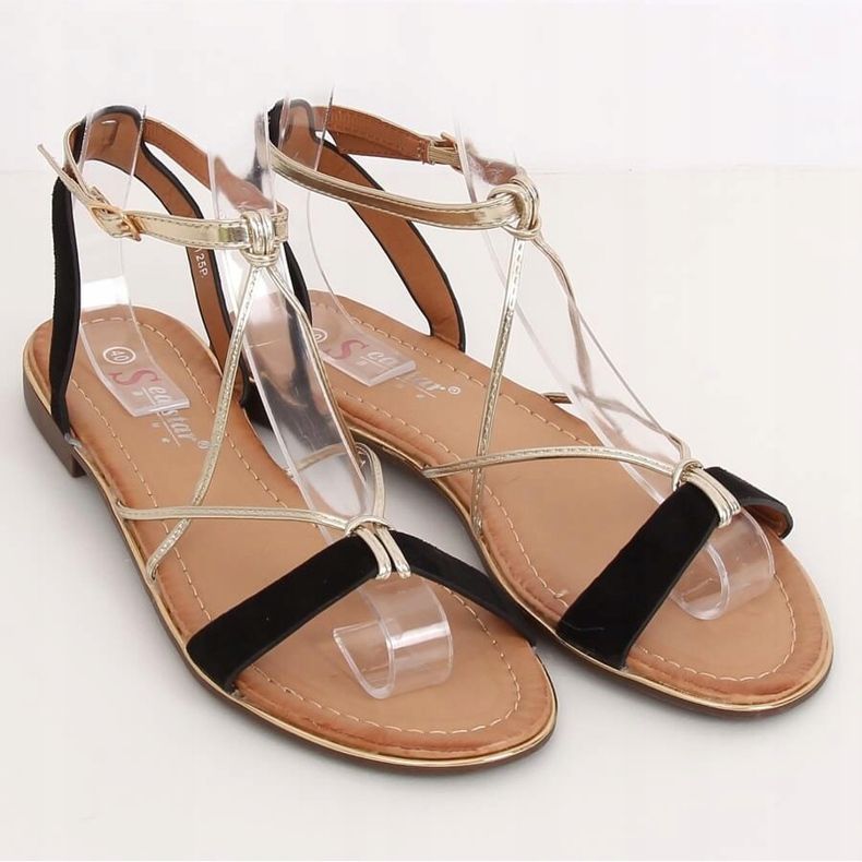 Crne ženske sandale JH125P Black crna 1