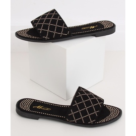 Crne ženske crne papuče Q-85 Black crna 2