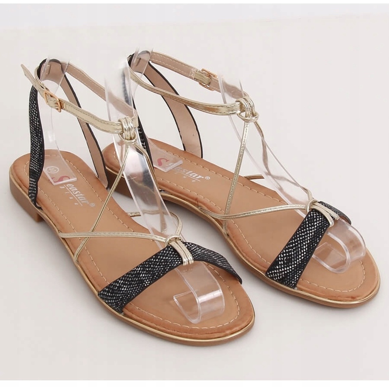 Crne ženske sandale JH123P Black crno 1