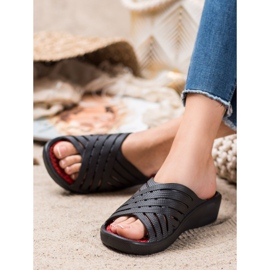 Bona Udobne lagane papuče crna 1