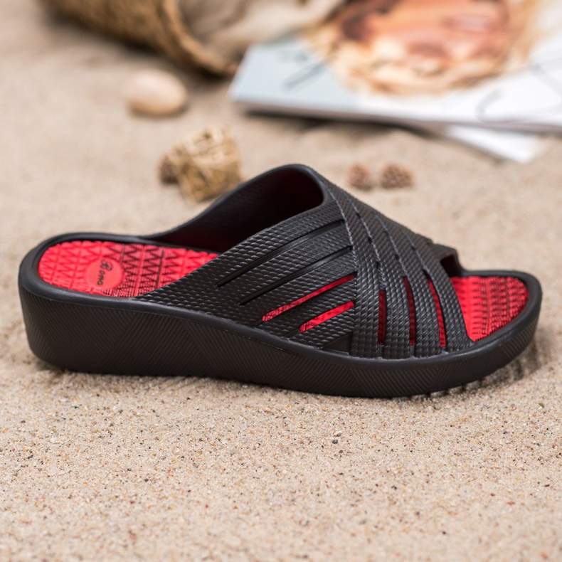 Bona Udobne lagane papuče crna 2