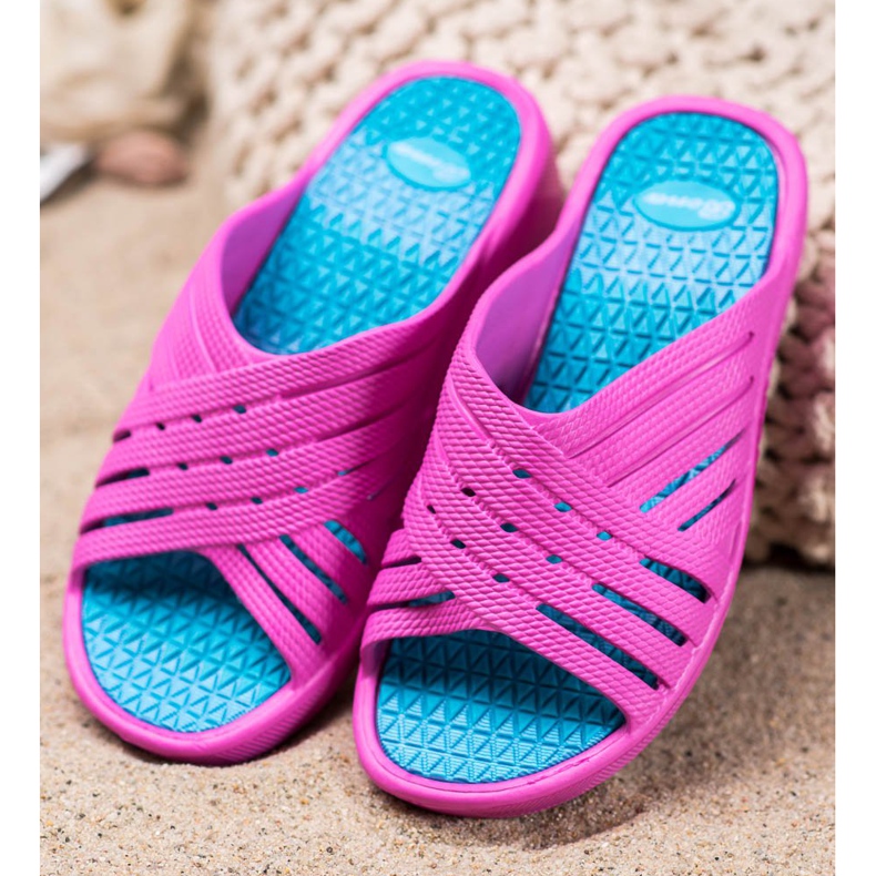 Bona Udobne lagane papuče ljubičasta ružičasta 2