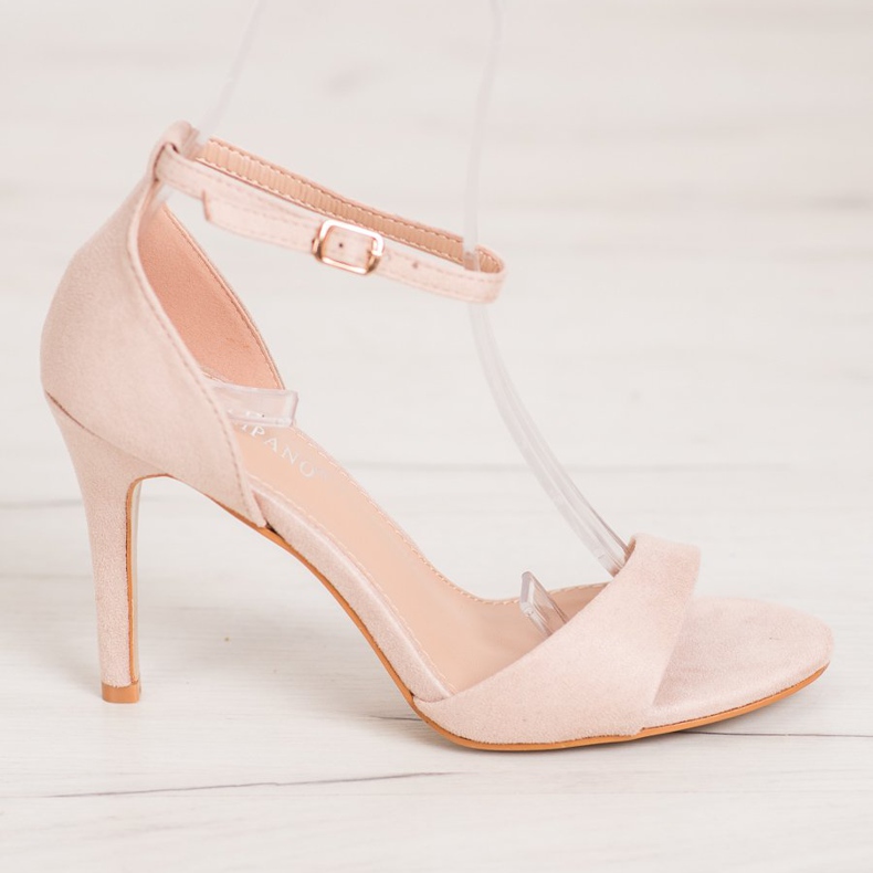 SHELOVET Klasične štikle od antilopa smeđa 2