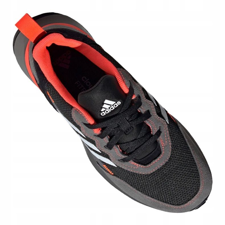 Patike za trčanje adidas RapidaRun Elite Jr EG6911 crno siva 2