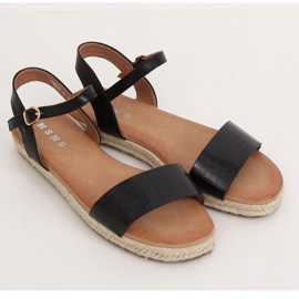 Crne sandale espadrile WH939 Crne crna 1