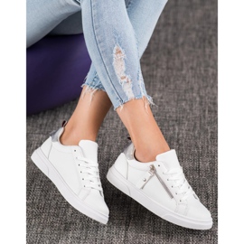 SHELOVET Sportske cipele s ukrasnim zatvaračem bijela 2